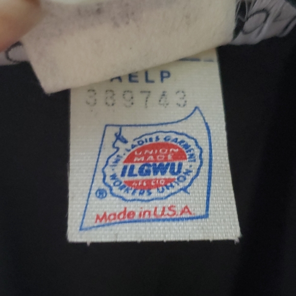 Vintage Black and Gold Lace and Chiffon Dress - Picture 8 of 8